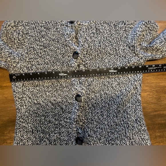 Talbots Knit Long Button Up Sweater Women’s SZ L Wool Cashmere Blend Warm Fall - Picture 8 of 8